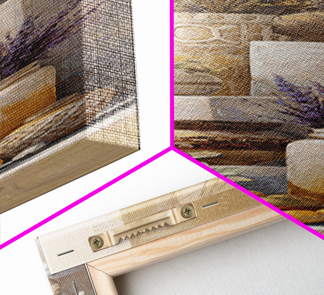 Tribal Neutral Pattern Framed Canvas Print, Boho Art, Textured Painting, Living Room Decor, Fine Art, Bohemian, BOH-1x3-74