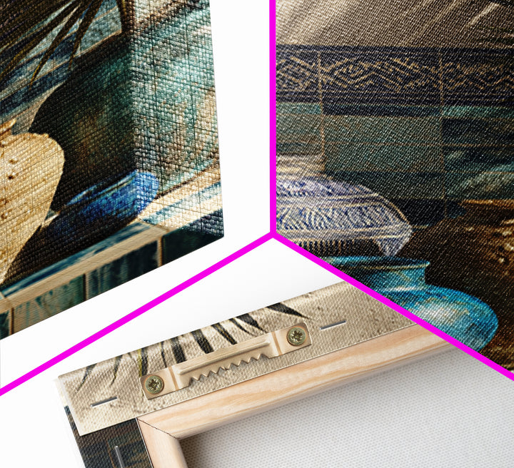 Tribal Neutral Pattern Canvas Print, Boho Art, Artwork, Living Room Decor, Fine Art, Bohemian, Boho Decor, Living Room Wall Art, BOH-2x3-70