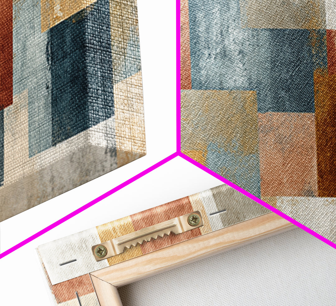 Tribal Neutral Pattern Canvas Print, Boho Art, Modern Decor, Living Room Decor, Fine Art, Bohemian, Wall Decor, Prints, BOH-3x1-54