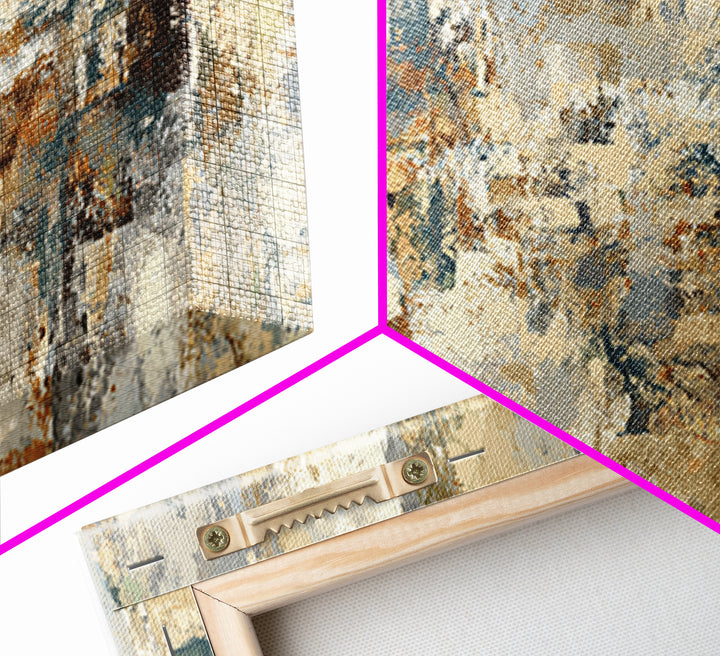 Tribal Neutral Pattern Canvas Print, Boho Art, Set of 3 Prints, Living Room Decor, Fine Art, Bohemian, Contemporary Art, BOH-3x1-6