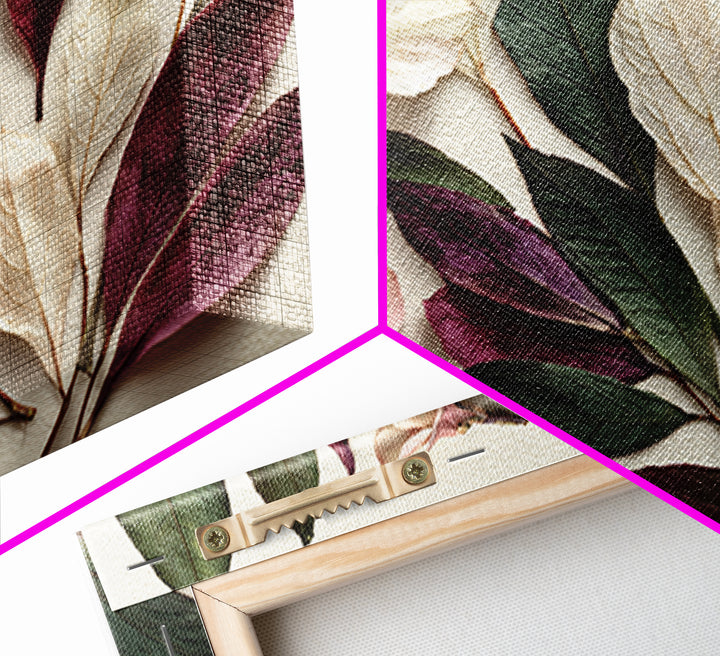 Autumn Leaves Specimen Collection Canvas Print, Botanical Art, Gallery Decor, Living Room Decor, Fine Art, Botanic, Wall Art, BOT-3x2-48