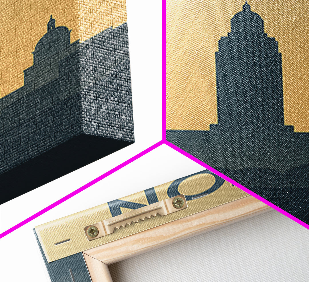 Baton Rouge Louisiana Travel Poster, Canvas Print, Retro Wall Art, Baton Rouge Art Print, Fine Art Print, Travel Wall Art, Poster Art