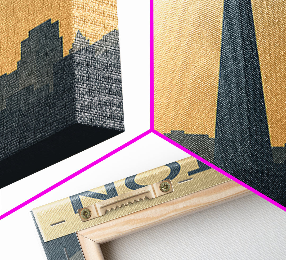 Boston Massachusetts Travel Poster, Canvas Print, Mid Century Travel Art, Boston Travel Art, Office Decor, Gift For Travelers, City Poster