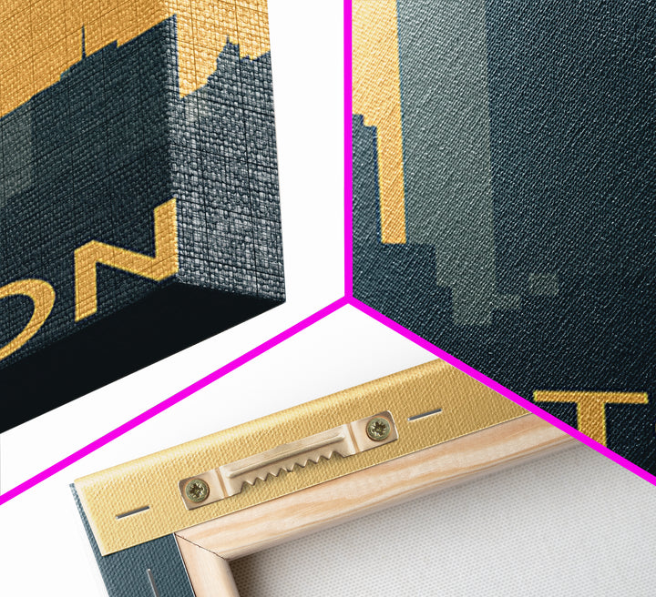 Boston Travel Poster, Canvas Print, Mid Century Travel Art, Boston Travel Art, Vintage City Poster, Vintage Travel Print, Travel Art Print