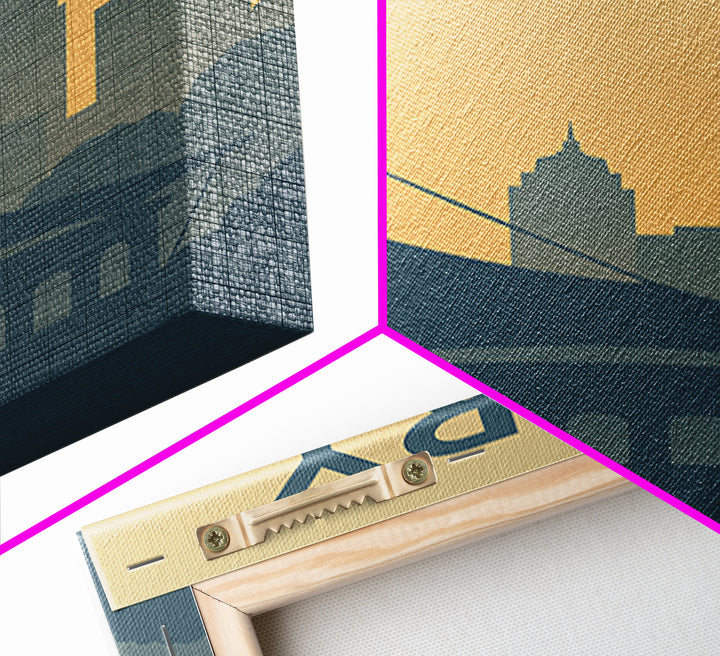 Cary Travel Poster, Canvas Print, Minimalist Retro Wall Art, Cary Art Print, City Travel Prints, Travel Poster Set, Travel Wall Decor