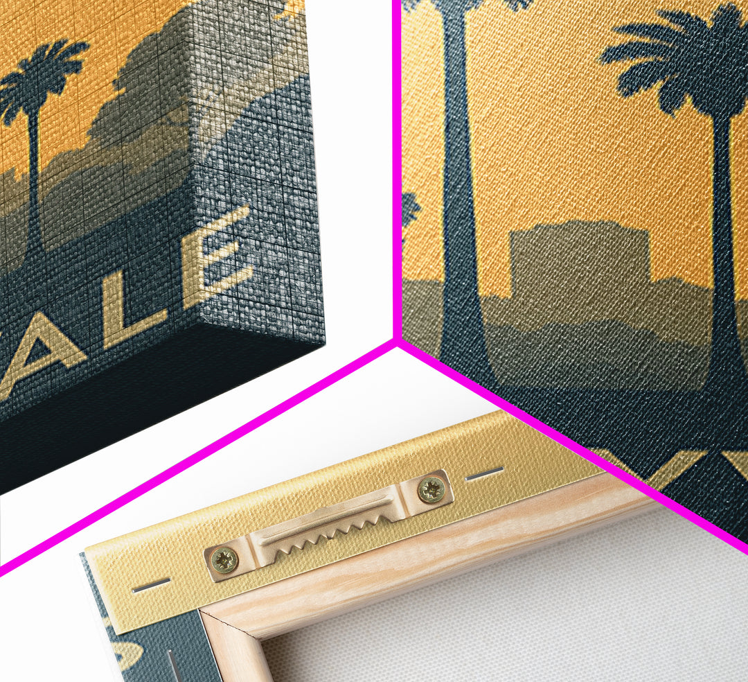 Sunnyvale California Travel Poster, Canvas Print, Travel Art, Sunnyvale Art Print, Wanderlust Decor, City Art Print, Travel Print