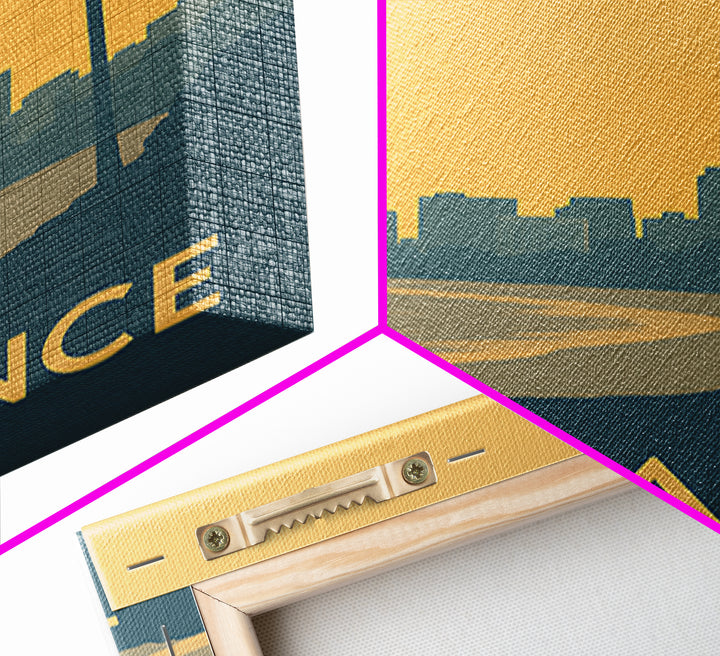 Torrance Travel Poster, Canvas Print, Sunset Skyline Wall Art, Torrance Art Print, Mid Century Wall Art, Gift For Travelers, City Poster