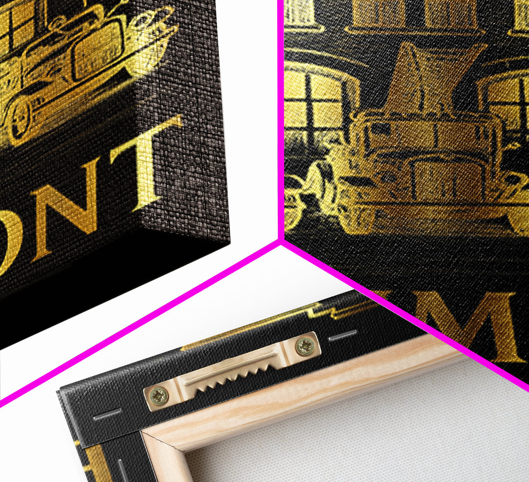 Beaumont Travel Poster, Canvas Print, Gold Sketch Wall Art, Beaumont City Art, Travel Poster Set, Fine Art Print, Mid Century Wall Art