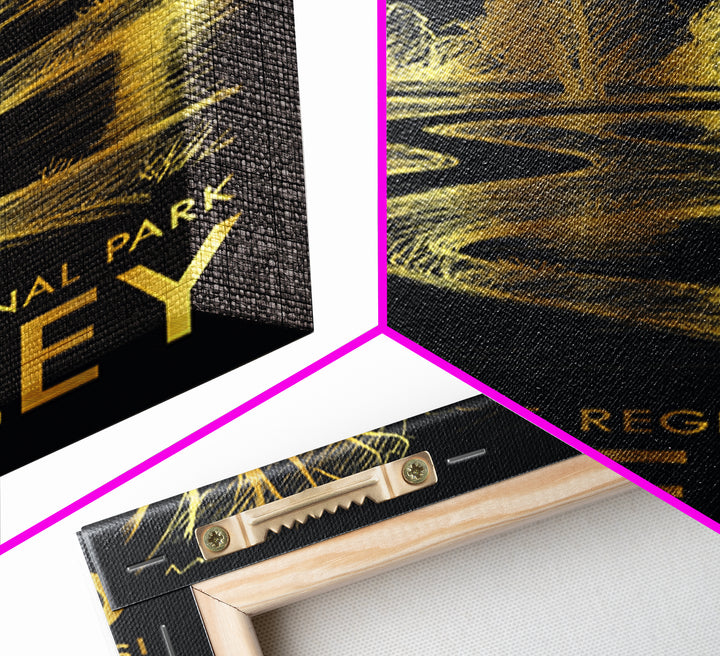 Greeley Travel Poster, Framed Canvas Print, Elegant Gold City Art, Greeley Travel Art, Travel Poster Art, Travel Art Print, Wall Art