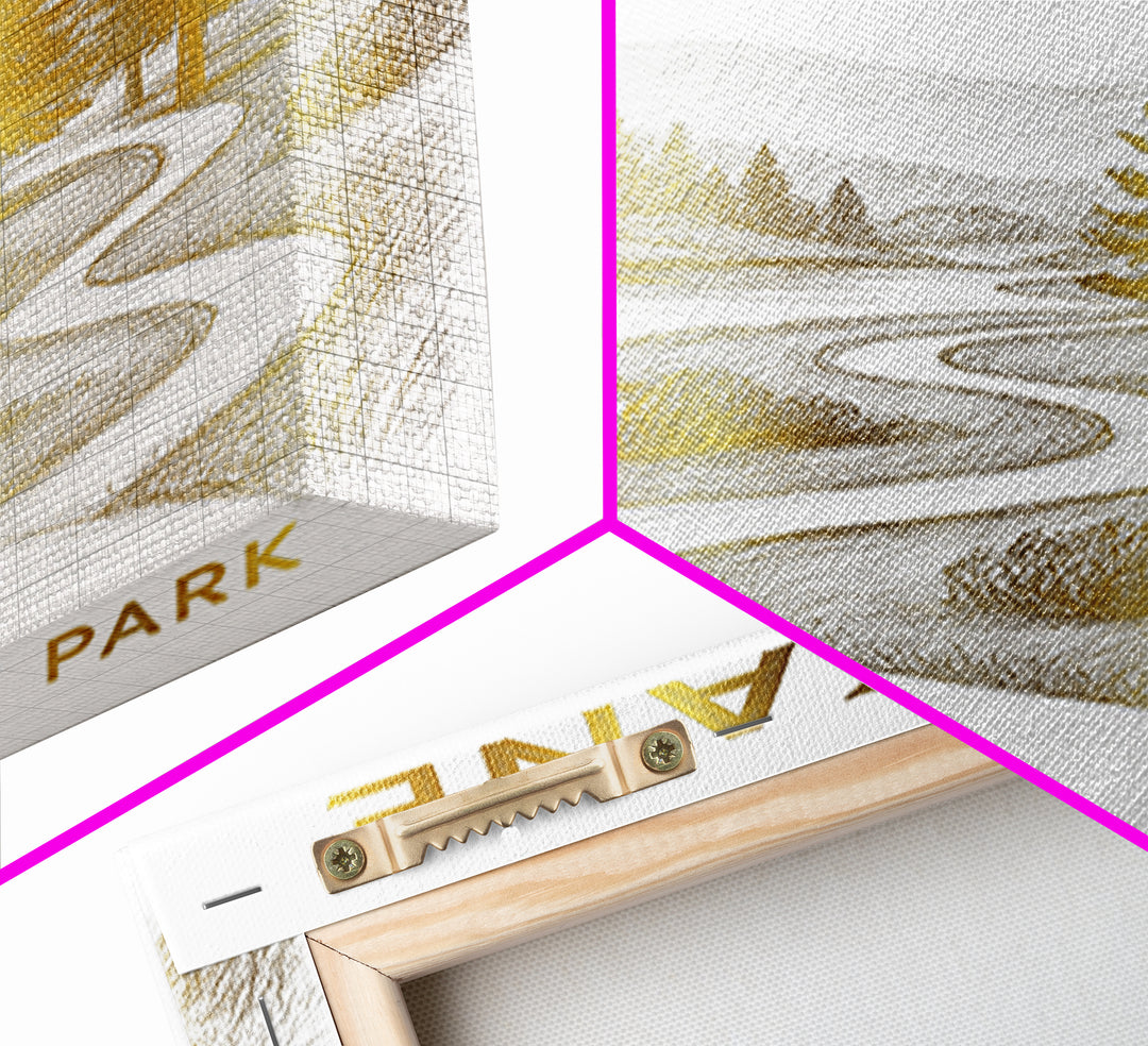 Spokane Valley Washington Travel Poster, Canvas Print, White And Gold Sketch Art, Spokane Valley Art Print, Watercolor Skyline, Wall Art