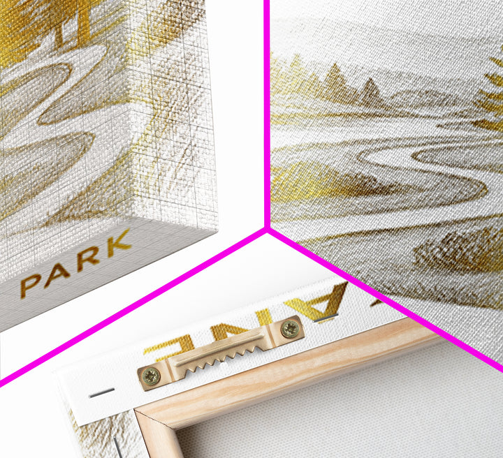 Spokane Valley Washington Travel Poster, Canvas Print, White And Gold Sketch Art, Spokane Valley Art Print, Watercolor Skyline, Wall Art