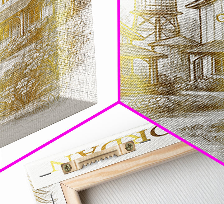 West Jordan Utah Travel Poster, Canvas Print, Elegant City Illustration, West Jordan Wall Art, Vintage Travel Print, City Art Print