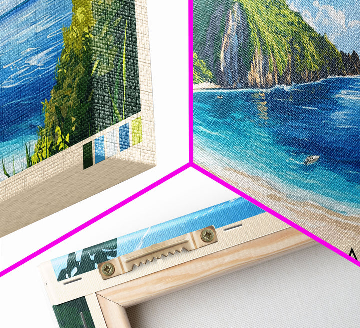 Apo Island, Philippines Panoramic Print, Vacation Gift, Philippines Wall Art, Beach Painting, Beach Decor, Beach Or Lakehouse Art
