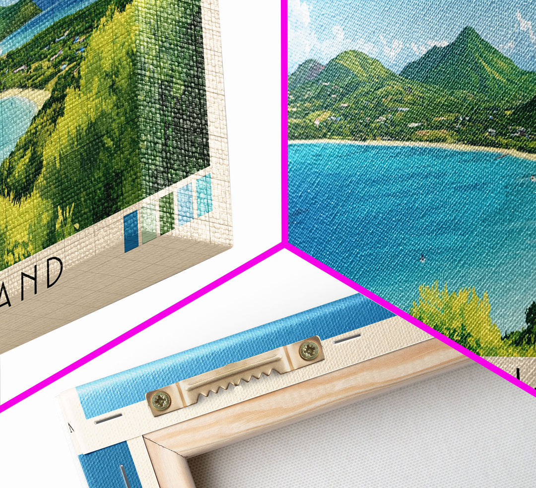 Carriacou Island, Grenada Panoramic Print, Vacation Gift, Grenada Wall Art, Vacation Wall Art, Vacatation Memories, Beach Decor, Beach Or Lakehouse Art