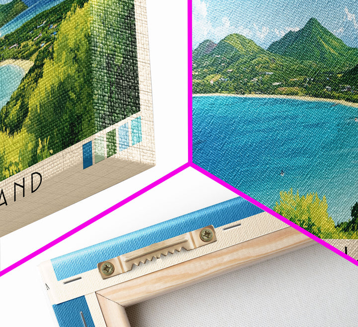 Carriacou Island, Grenada Panoramic Print, Vacation Gift, Grenada Wall Art, Vacation Wall Art, Vacatation Memories, Beach Decor, Beach Or Lakehouse Art