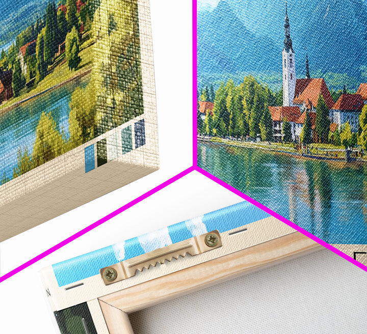 Chiemsee, Germany Panoramic Print, Vacation Gift, Germany Wall Art, Beach Painting, Beach Decor, Beach Or Lakehouse Art