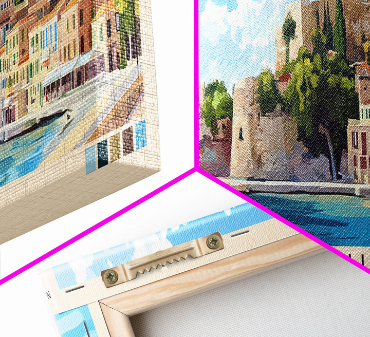 Corfu, Greece Panoramic Print, Vacation Gift, Greece Wall Art, Vacation Wall Art, Vacatation Memories, Beach Decor, Beach Or Lakehouse Art