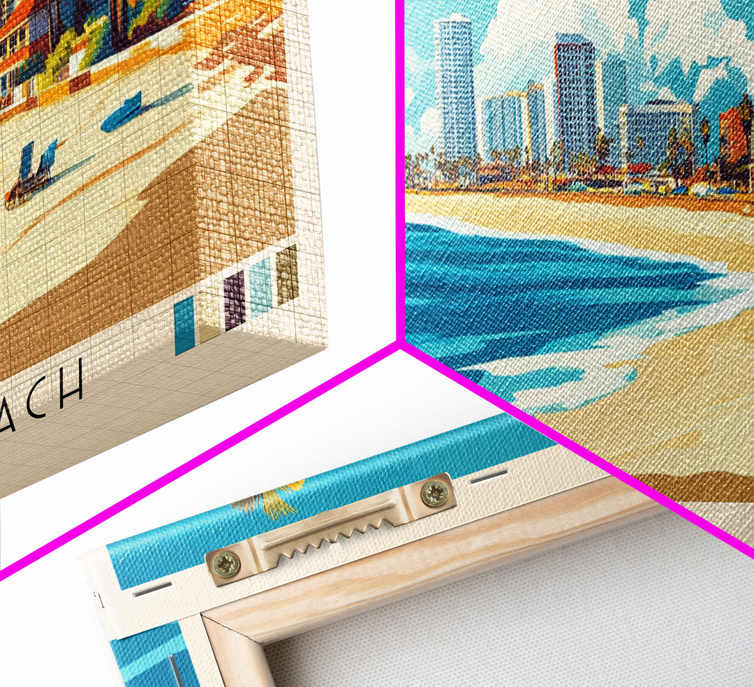 Coronado Beach, San Diego Panoramic Print, Vacation Gift, San Diego Wall Art, Vacation Wall Art, Vacatation Memories, Beach Decor, Beach Or Lakehouse Art