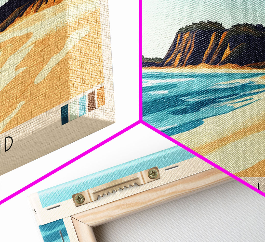 Fraser Island, Australia Panoramic Print, Vacation Gift, Australia Wall Art, Vacation Wall Art, Vacatation Memories, Beach Decor, Beach Or Lakehouse Art