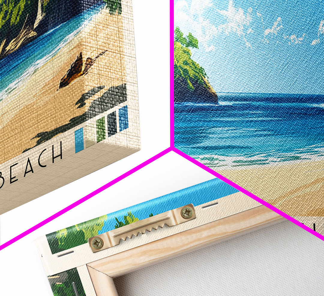 Gertak Sanggul Beach, Malasyia Panoramic Print, Vacation Gift, Malasyia Wall Art, Vacation Wall Art, Vacatation Memories, Beach Decor, Beach Or Lakehouse Art