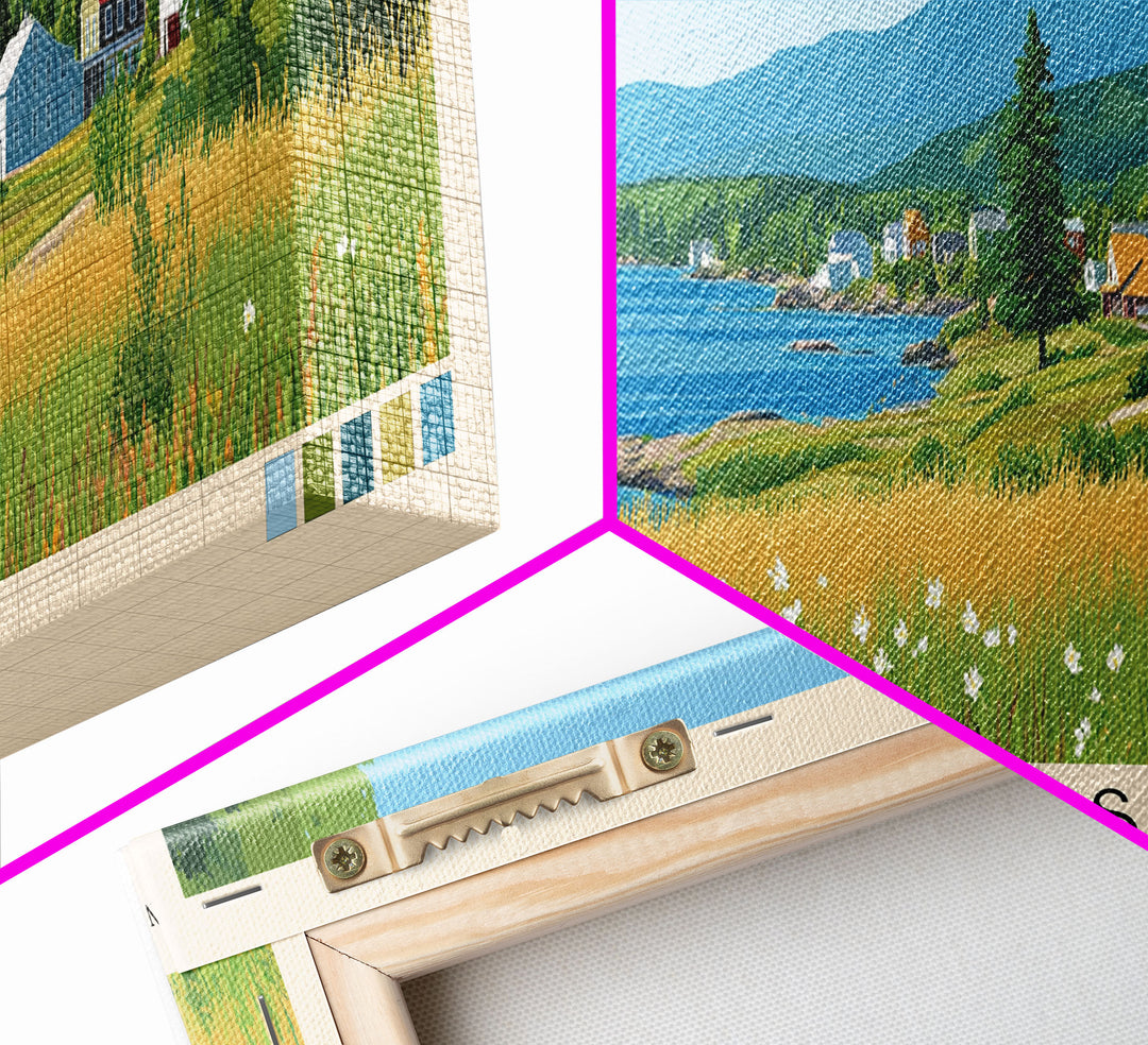 Grand Isle, Vermont Panoramic Print, Vacation Gift, Vermont Wall Art, Vacation Wall Art, Vacatation Memories, Beach Decor, Beach Or Lakehouse Art