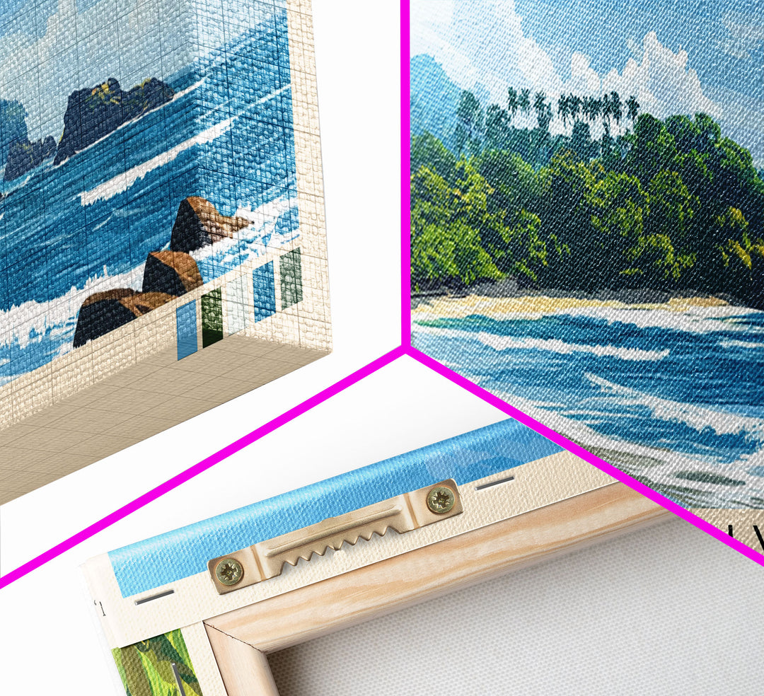 Hiriketiya, Sri Lanka Panoramic Print, Vacation Gift, Sri Lanka Wall Art, Vacation Wall Art, Vacatation Memories, Beach Decor, Beach Or Lakehouse Art