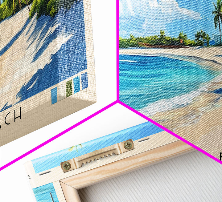 Junkanoo Beach, Bahamas Panoramic Print, Vacation Gift, Bahamas Wall Art, Vacation Wall Art, Vacatation Memories, Beach Decor, Beach Or Lakehouse Art