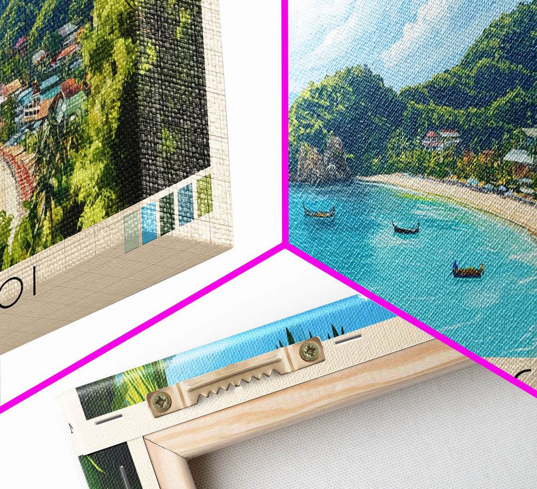 Koh Chang Noi, Thailand Panoramic Print, Vacation Gift, Thailand Wall Art, Vacation Wall Art, Vacatation Memories, Beach Decor, Beach Or Lakehouse Art