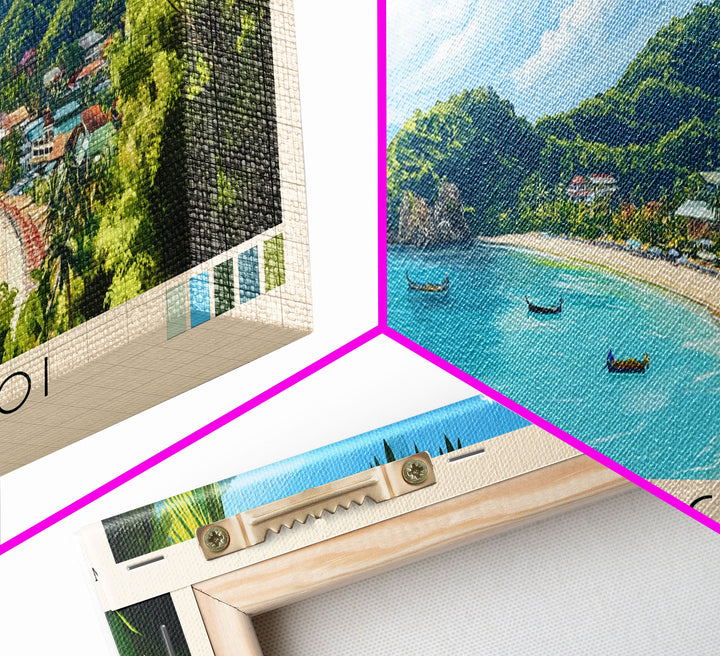 Koh Chang Noi, Thailand Panoramic Print, Vacation Gift, Thailand Wall Art, Vacation Wall Art, Vacatation Memories, Beach Decor, Beach Or Lakehouse Art