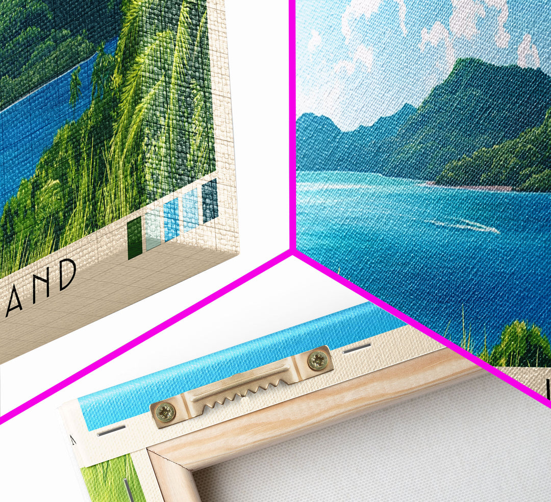 La Orchila Island, Venezuela Panoramic Print, Vacation Gift, Venezuela Wall Art, Beach Painting, Beach Decor, Beach Or Lakehouse Art