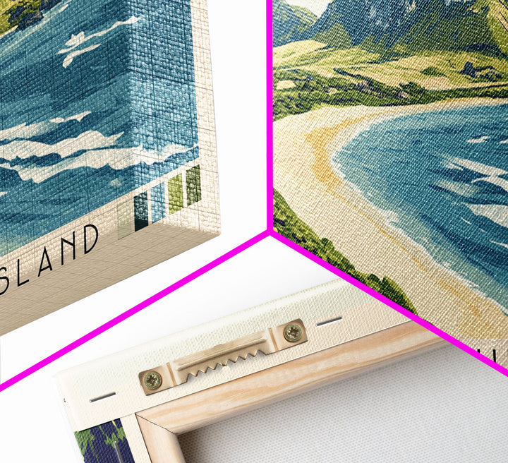 North Seymour Island, Ecuador Panoramic Print, Vacation Gift, Ecuador Wall Art, Vacation Wall Art, Vacatation Memories, Beach Decor, Beach Or Lakehouse Art