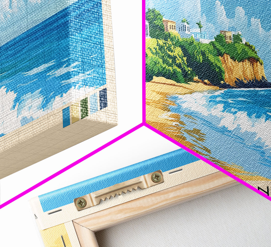 Palomino, Puerto Rico Panoramic Print, Vacation Gift, Puerto Rico Wall Art, Vacation Wall Art, Vacatation Memories, Beach Decor, Beach Or Lakehouse Art