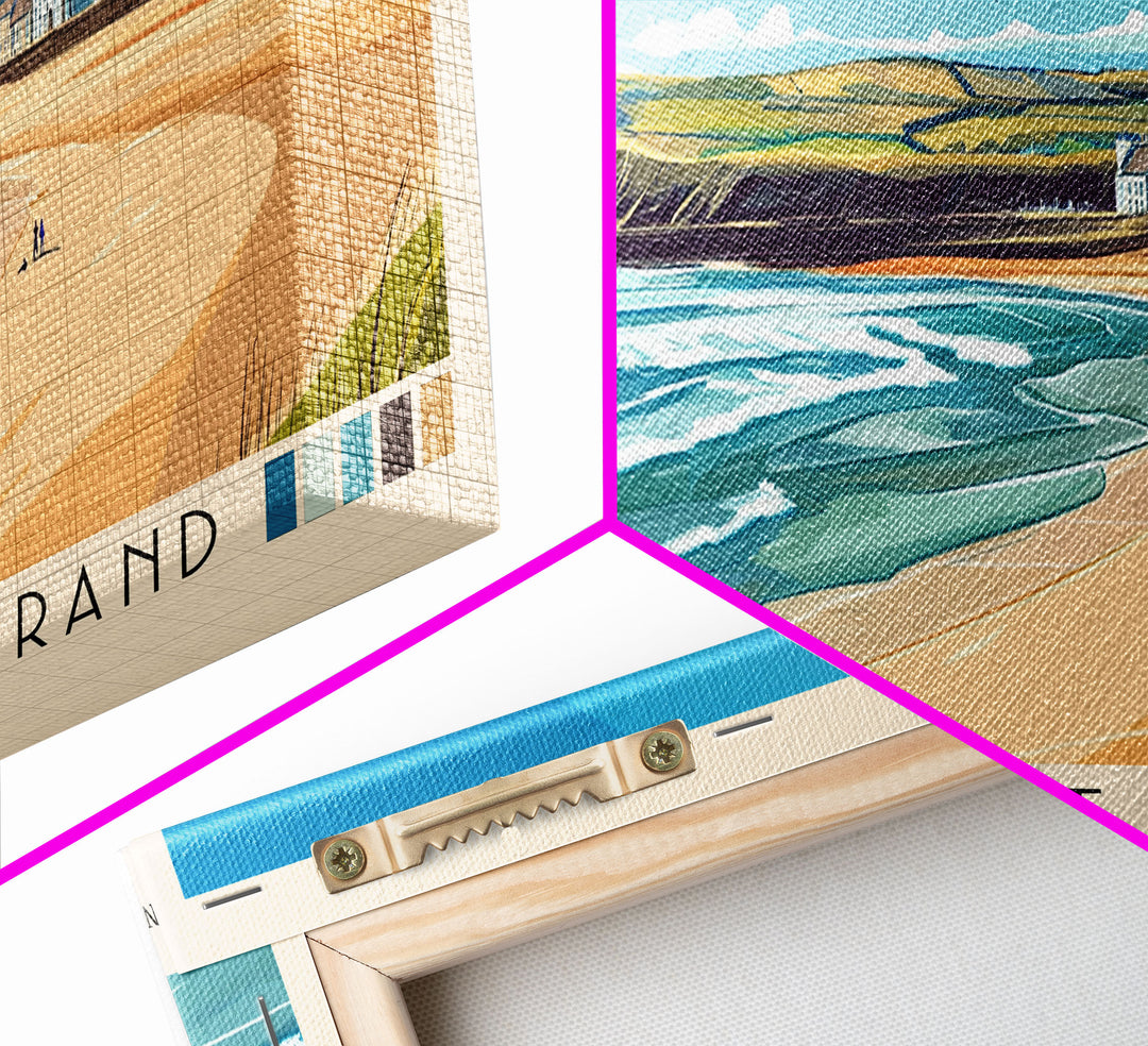 Portstewart Strand, Northern Ireland Panoramic Print, Vacation Gift, Northern Ireland Wall Art, Vacation Wall Art, Vacatation Memories, Beach Decor, Beach Or Lakehouse Art