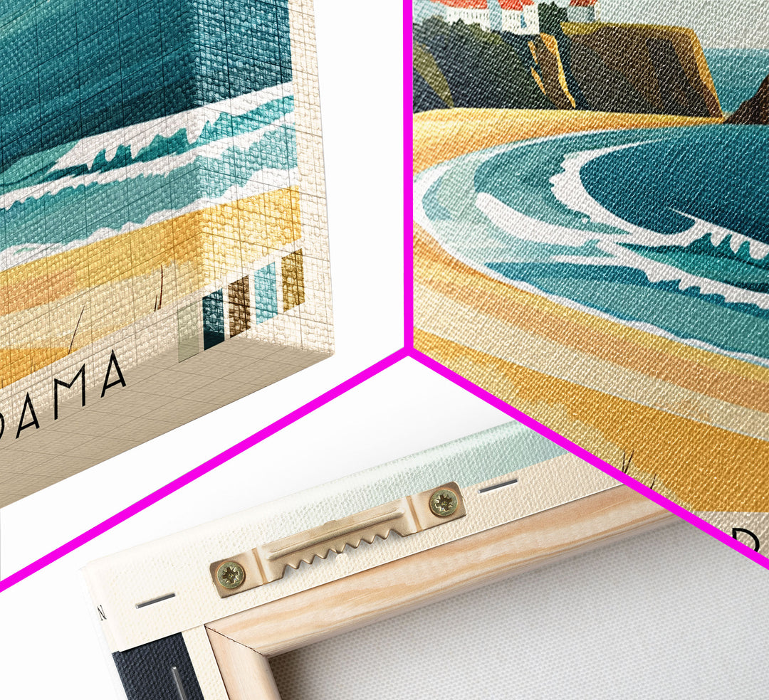 Praia da Cordoama, Portugal Panoramic Print, Vacation Gift, Portugal Wall Art, Vacation Wall Art, Vacatation Memories, Beach Decor, Beach Or Lakehouse Art