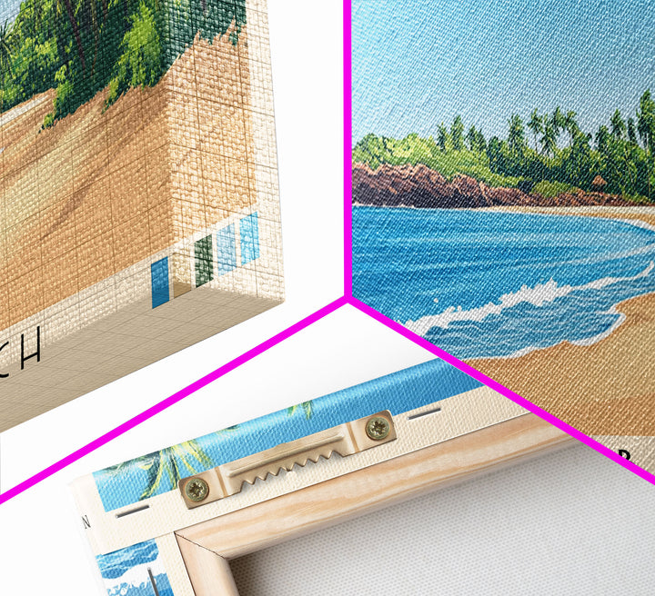 Tarkarli Beach, India Panoramic Print, Vacation Gift, India Wall Art, Vacation Wall Art, Vacatation Memories, Beach Decor, Beach Or Lakehouse Art