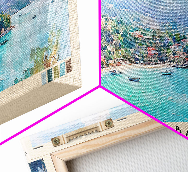 Abaka Bay, Haiti Watercolor Print, Vacation Gift, Haiti Wall Art, Beach Painting, Beach Decor, Beach Or Lakehouse Art