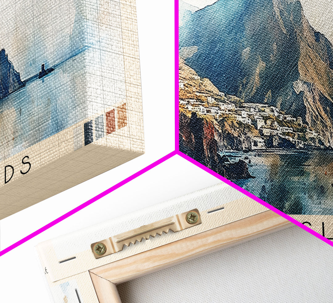 Aeolian Islands, Italy Watercolor Print, Vacation Gift, Italy Wall Art, Vacation Wall Art, Vacatation Memories, Beach Decor, Beach Or Lakehouse Art