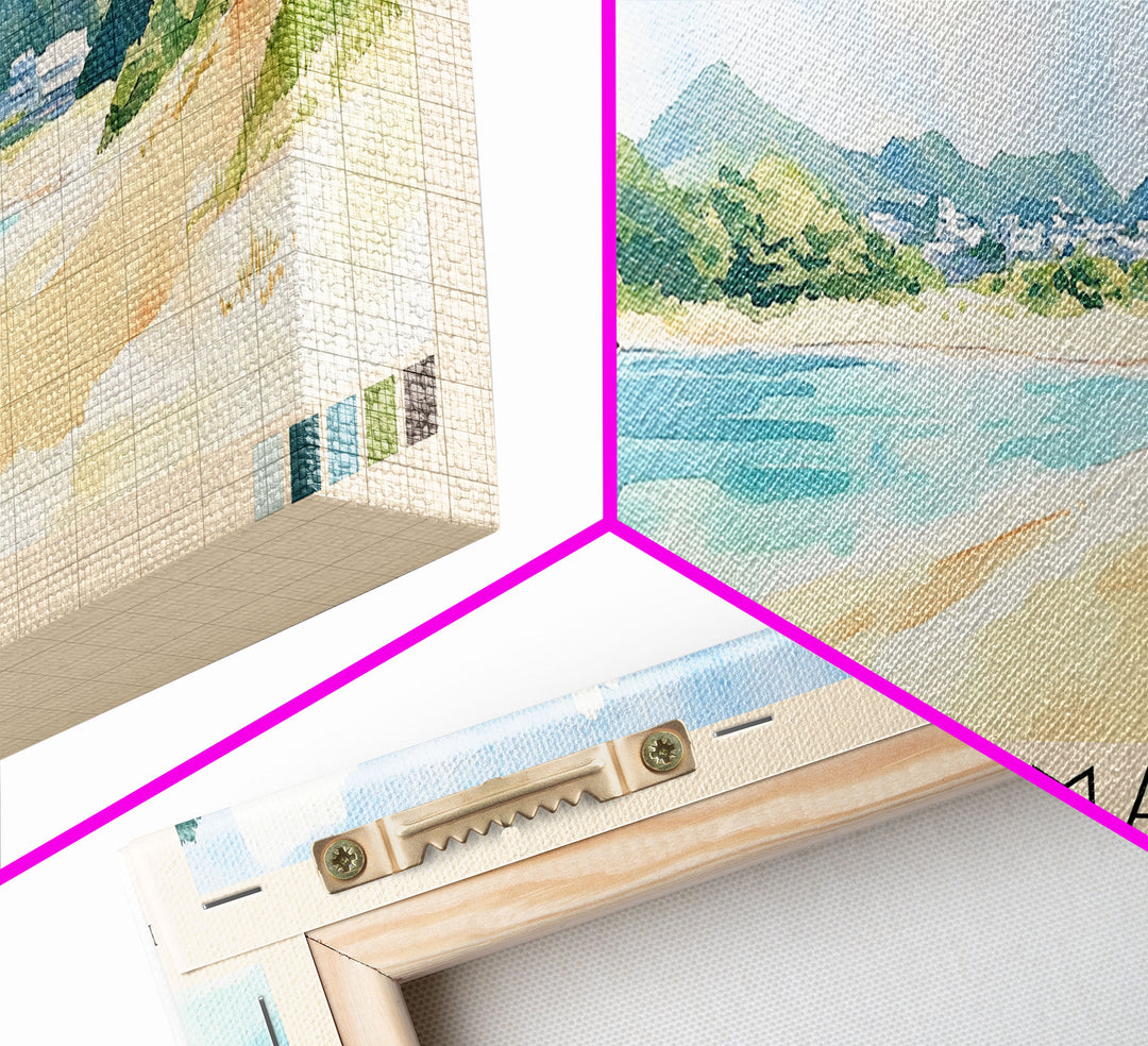 Akajima, Okinawa, Japan Watercolor Print, Vacation Gift, Okinawa, Japan Wall Art, Vacation Wall Art, Vacatation Memories, Beach Decor, Beach Or Lakehouse Art