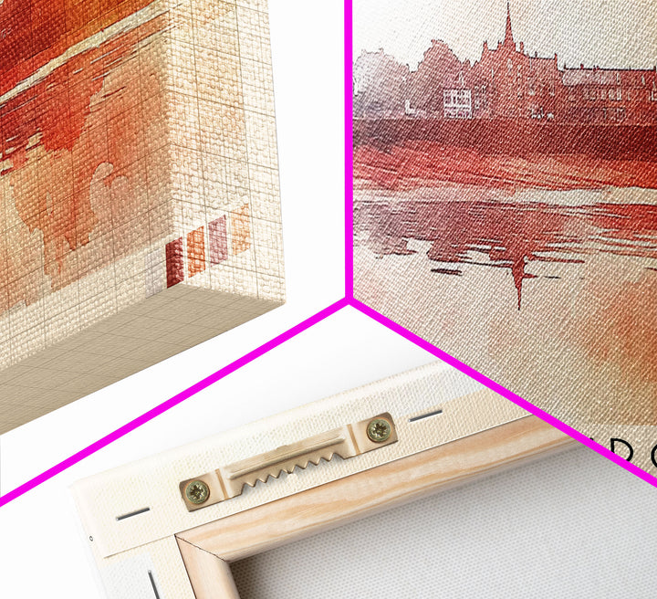 Aldeburgh, United Kingdom Watercolor Print, Vacation Gift, United Kingdom Wall Art, Vacation Wall Art, Vacatation Memories, Beach Decor, Beach Or Lakehouse Art