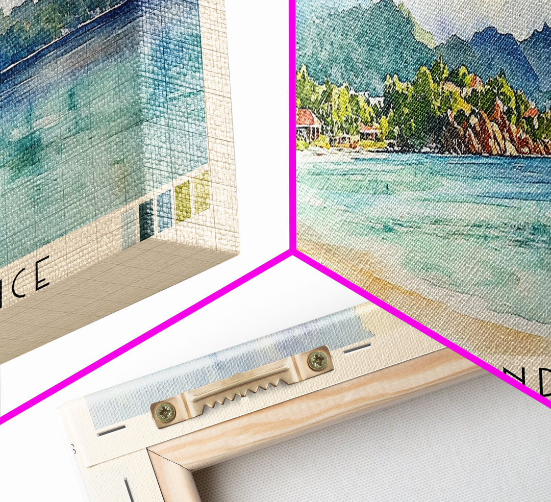 Anse Intendance, Seychelles Watercolor Print, Vacation Gift, Seychelles Wall Art, Vacation Wall Art, Vacatation Memories, Beach Decor, Beach Or Lakehouse Art