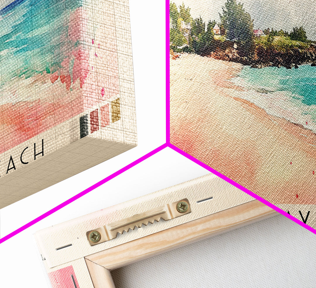 Archer’s Bay Beach, Barbados Watercolor Print, Vacation Gift, Barbados Wall Art, Vacation Wall Art, Vacatation Memories, Beach Decor, Beach Or Lakehouse Art