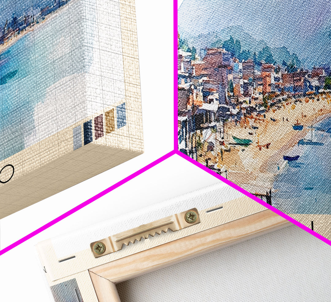 Bahia Solano, Colombia Watercolor Print, Vacation Gift, Colombia Wall Art, Beach Painting, Beach Decor, Beach Or Lakehouse Art