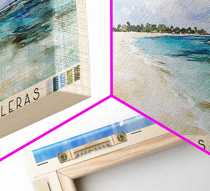 Beaches of Las Galeras, Dominican Republic Watercolor Print, Vacation Gift, Dominican Republic Wall Art, Beach Painting, Beach Decor, Beach Or Lakehouse Art