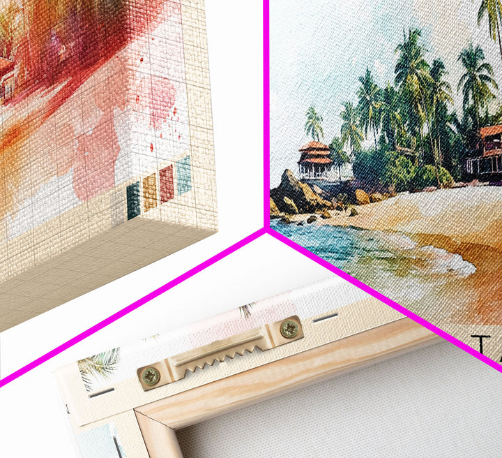 Bentota, Sri Lanka Watercolor Print, Vacation Gift, Sri Lanka Wall Art, Beach Painting, Beach Decor, Beach Or Lakehouse Art