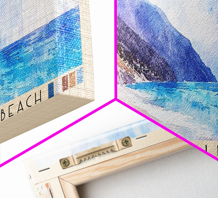 Butterfly Valley Beach, Turkey Watercolor Print, Vacation Gift, Turkey Wall Art, Vacation Wall Art, Vacatation Memories, Beach Decor, Beach Or Lakehouse Art