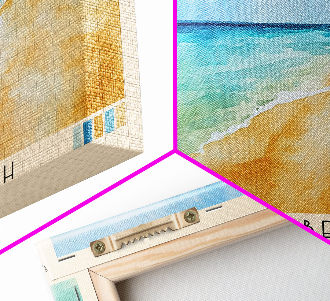 Cabbage Beach, Bahamas Watercolor Print, Vacation Gift, Bahamas Wall Art, Vacation Wall Art, Vacatation Memories, Beach Decor, Beach Or Lakehouse Art