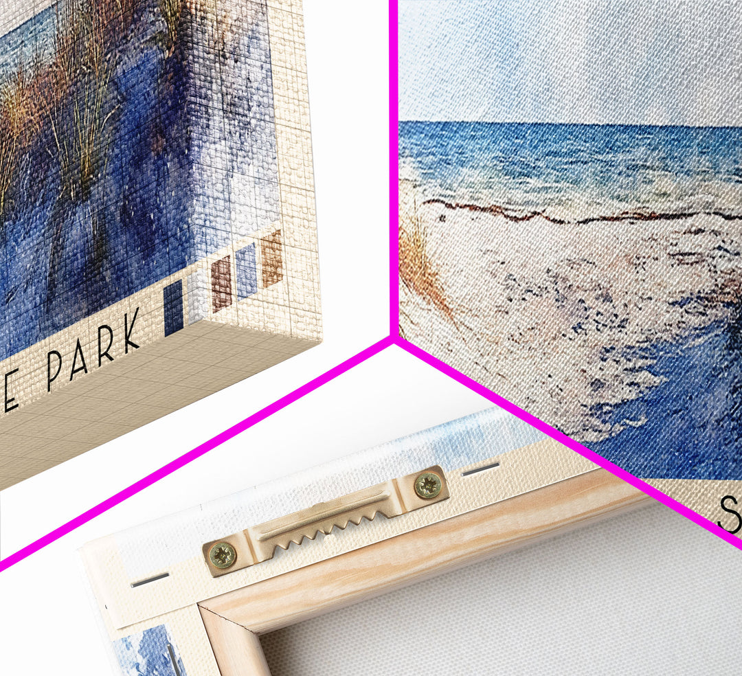 Caladesi Island State Park, Florida Watercolor Beach Print, Vacation Gift, Florida Wall Art, Beach Painting, Beach Decor, Beach Painting