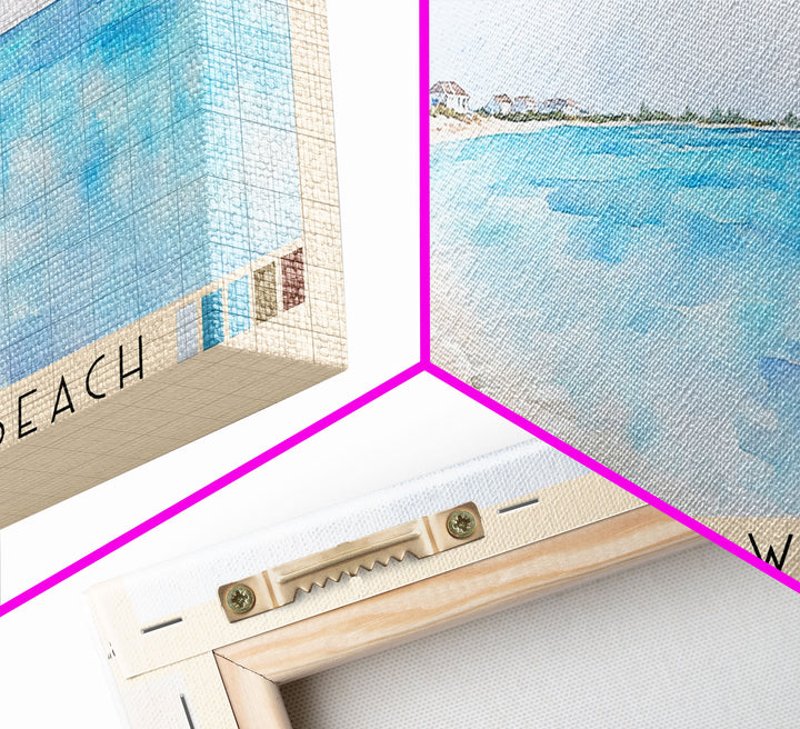 Cocoa Island, Maldives Watercolor Print, Vacation Gift, Maldives Wall Art, Vacation Wall Art, Vacatation Memories, Beach Decor, Beach Or Lakehouse Art