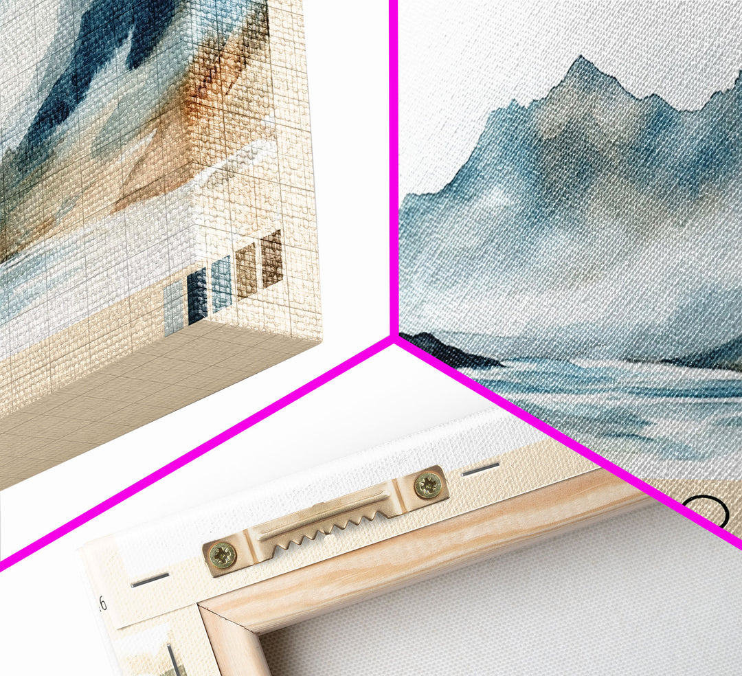 Cole Cole, Chile Watercolor Beach Print, Vacation Gift, Chile Wall Art, Beach Painting, Beach Decor, Beach Painting
