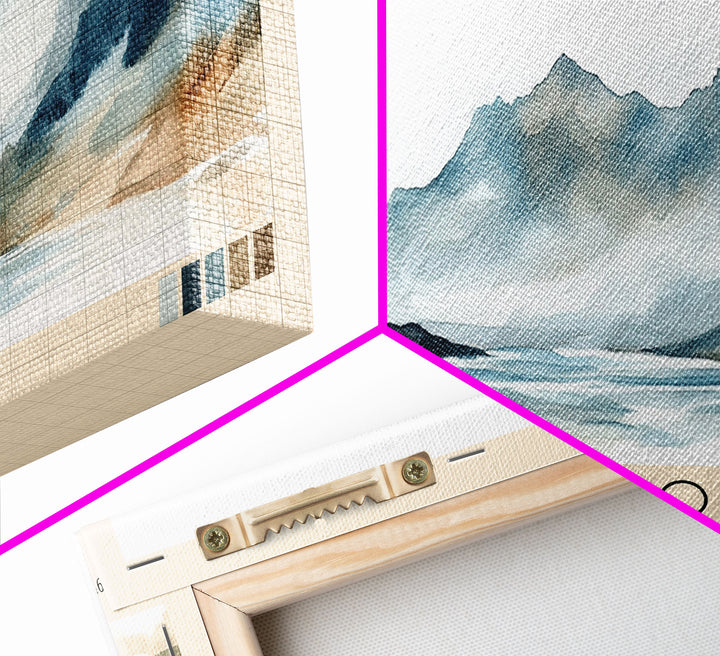 Cole Cole, Chile Watercolor Beach Print, Vacation Gift, Chile Wall Art, Beach Painting, Beach Decor, Beach Painting